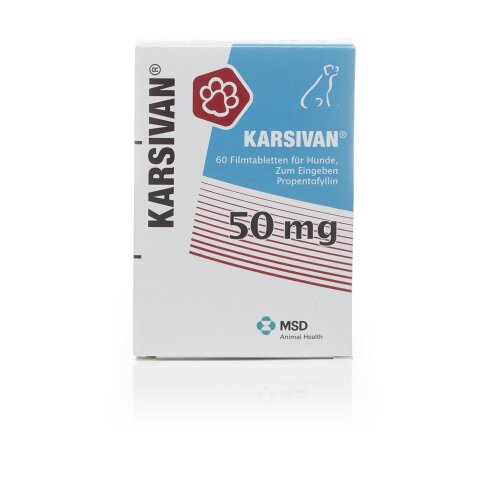 Karsivan f&uuml;r Hunde Propentofylin 60 Filmtabletten 50 mg