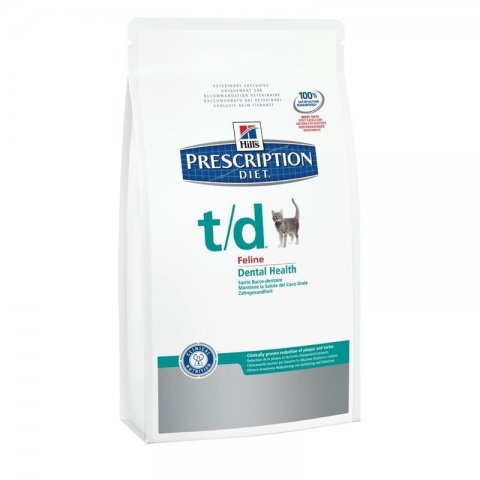 HILLS Prescription DIET t/d Feline Trockenfutter 1,5 kg f&uuml;r Katzen