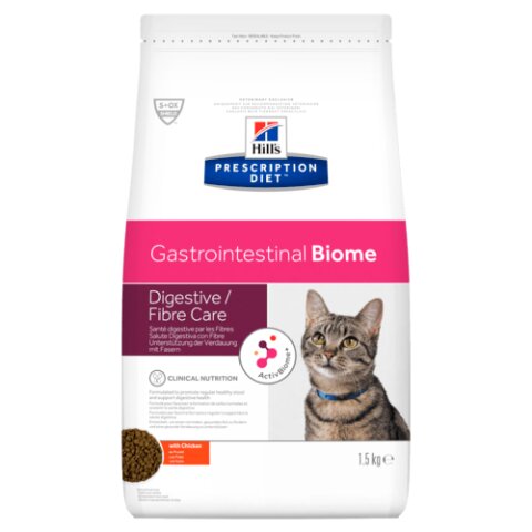 Hills PRESCRIPTION DIET GI Biome mit Huhn 1,5 kg Trockenfutter  f&uuml;r Katzen