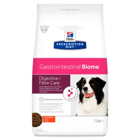 Hills PRESCRIPTION DIET GI Biome Trockenfutter mit Huhn 1,5 kg f&uuml;r Hunde
