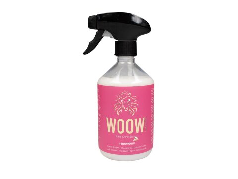 HOOFGOLD WOOW Schweif- &amp; M&auml;hnenspray f&uuml;r Pferde 500 ml