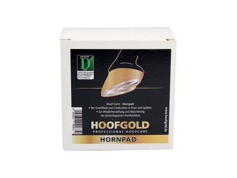 HOOFGOLD Hornpads f&uuml;r Pferde 10 Pads