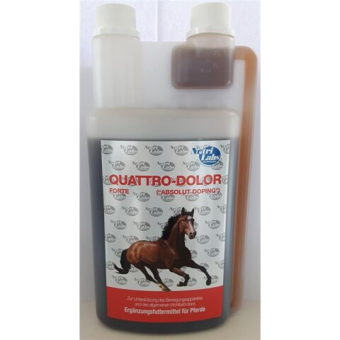 NUTRILABS Quattro Dolor 1000ml Erg&auml;nzungsfuttermittel f&uuml;r Pferde begrenztes MHD!!!