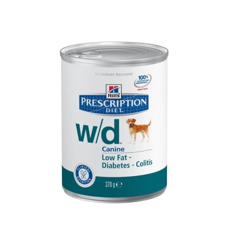 HILLS Prescription DIET w/d Diabetes Care Huhn 12 x 370g Nassfutter f&uuml;r Hunde begrenztes MHD!!!