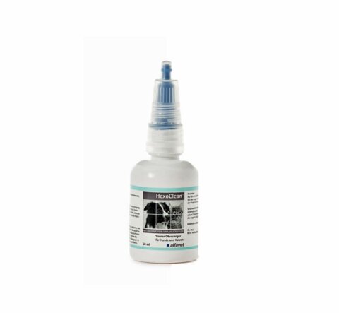 Alfavet HexoClean&reg; 50ml Ohrreiniger f&uuml;r Hunde und Katzen begrenztes MHD!!!