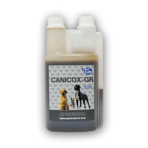 NUTRILABS CANICOX&reg; GR fl&uuml;ssig 0,5 Liter Dosierflasche f&uuml;r Hunde begrenztes MHD!!!
