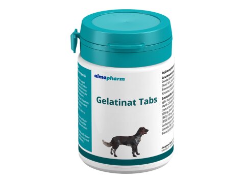almapharm Gelatinat Tabs f&uuml;r Hunde Dose 30 St&uuml;ck begrenztes MHD!!!