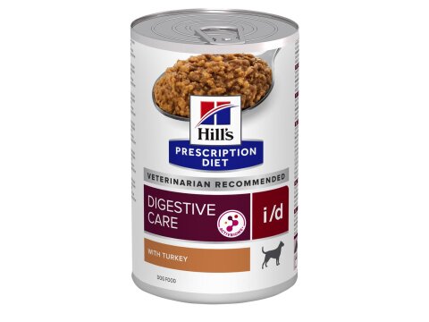 HILLS Prescription DIET i/d mit Truthahn Nassfutter 12 x 360 g Dosen f&uuml;r Hunde begrenztes MHD!!!
