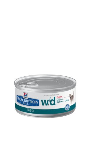 HILLS Prescription DIETw/d Multi-Benefit Huhn feingehacktt Huhn 24 x 156g f&uuml;r Katzen begrenztes MHD!!!