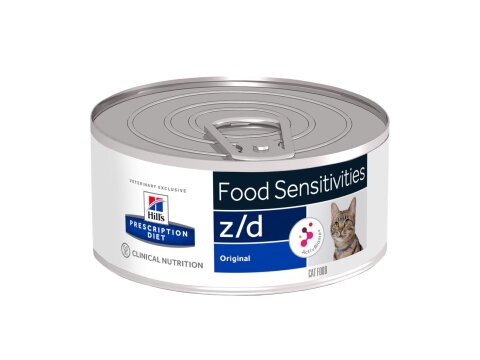 HILLS Prescription DIET z/d FelineUltra Allergen free 24 x 156g f&uuml;r Katzen begrenztes MHD!!!