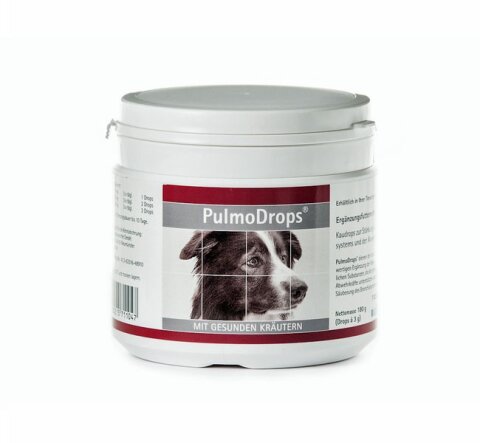 Alfavet PulmoDrops&reg; 180g (ca. 60 St&uuml;ck) Erg&auml;nzungsfuttermittel f&uuml;r Hunde begrenztes MHD!!!