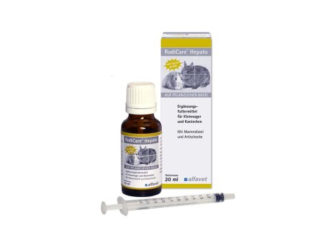 Alfavet RodiCare&reg; Hepato 20ml f&uuml;r Kaninchen, Meerschweinchen &amp; Kleinnager begrenztes MHD!!!