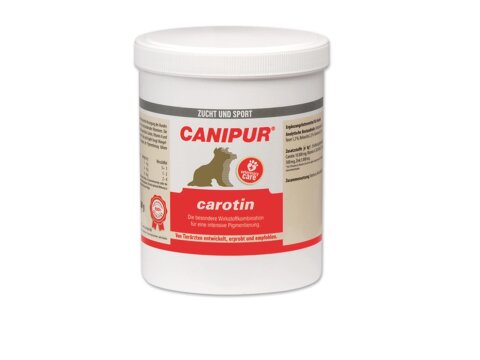Vetripharm CANIPUR carotin Erg&auml;nzungsfuttermittel f&uuml;r Hunde 150g begrenztes MHD!!!