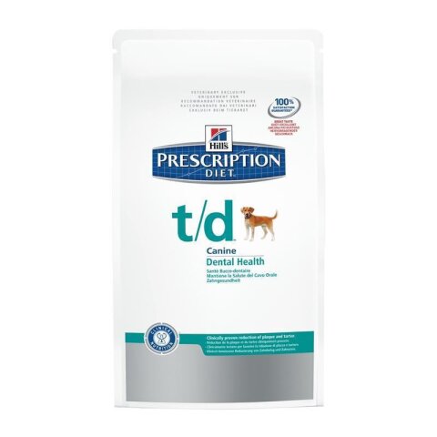 HILLS Prescription DIET t/d Huhn Trockenfutter 4 kg f&uuml;r Hunde