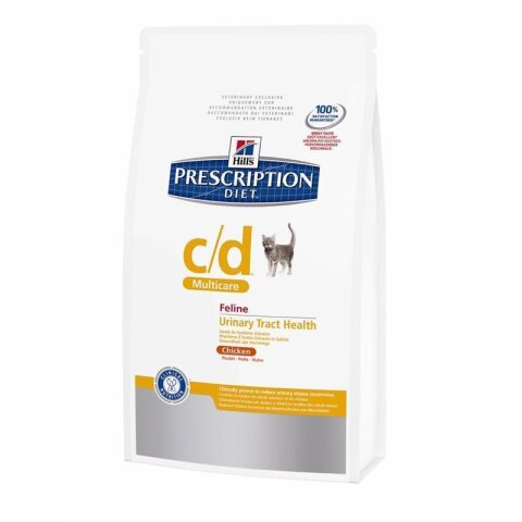 HILLS Prescription DIET c/d Multicare Stress + Metabolic Huhn Trockenfutter 3 kg f&uuml;r Katzen