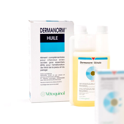 Vetoquinol DERMANORM &Ouml;l 500ml Erg&auml;nzungsfuttermittel f&uuml;r Pferde