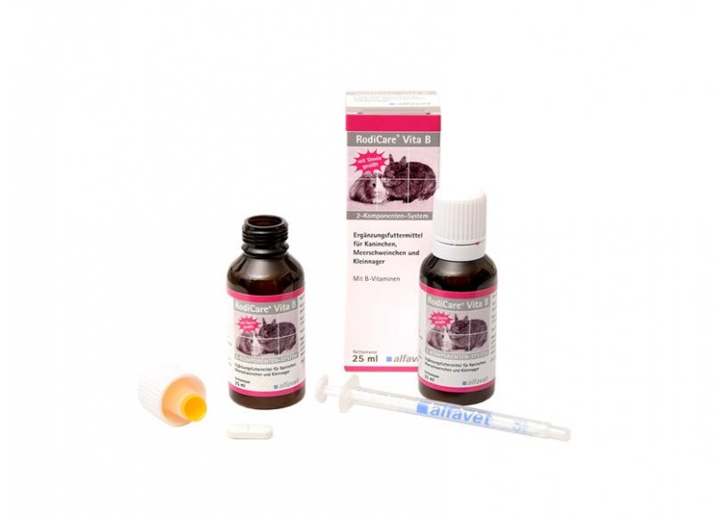 Alfavet RodiCare® VITA B 25ml für Kaninchen, Meerschweinchen & Kleinn